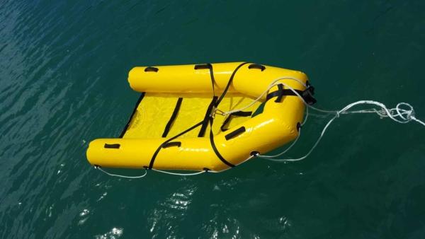 Sea Rescue Sled to save man overboard from a yacht