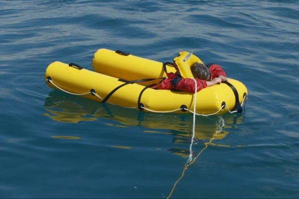 Man Overboard rescue sled